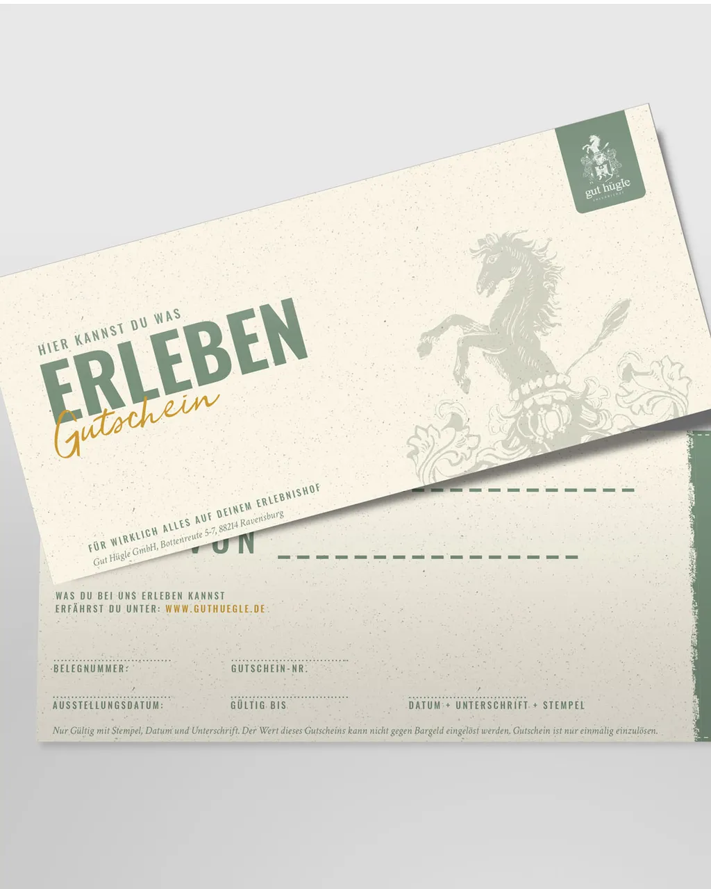 Presentkort från Gut Hügle