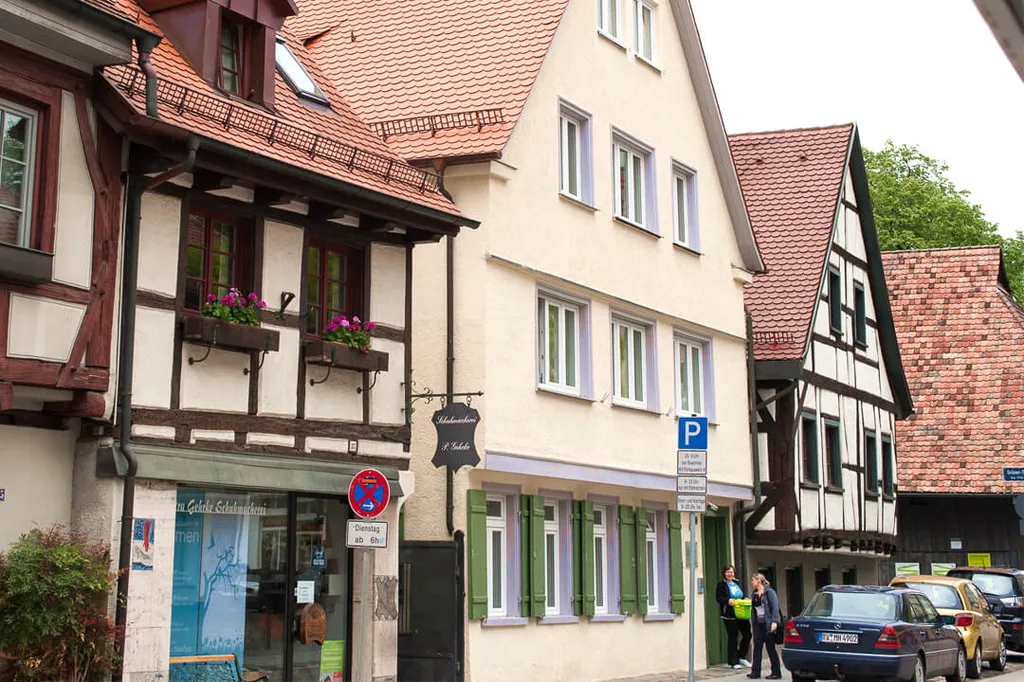 Stadthaus i Ravensburgs gamla stad