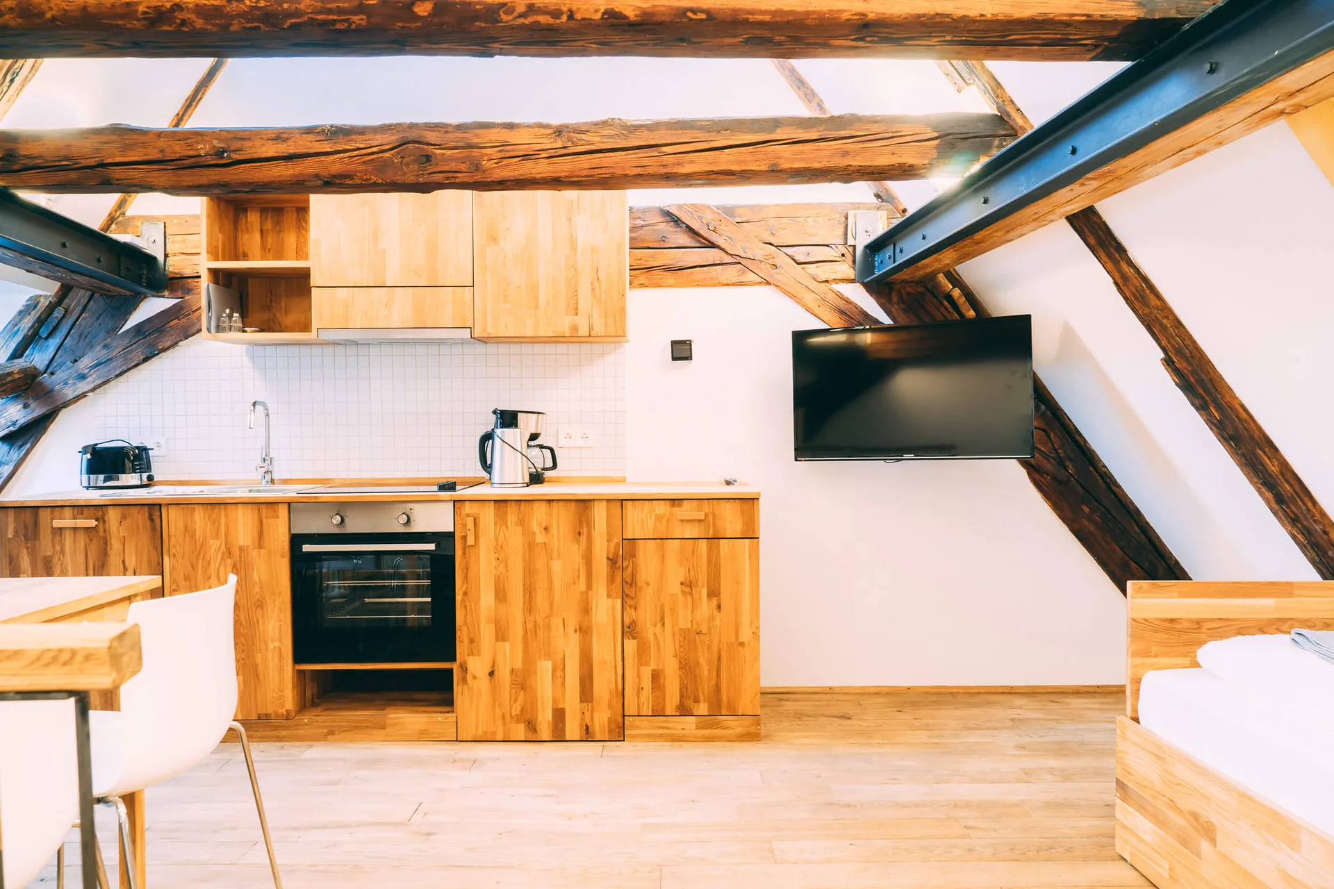Vy: semesterlägenhet i Bad Waldsee: Rooftop Loft