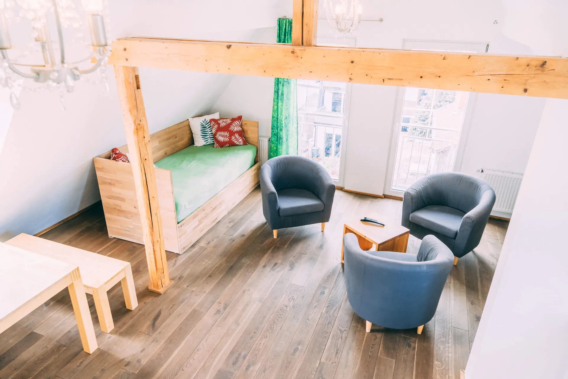Vy: semesterlägenhet i Ravensburg: Takspetslägenhet | Stadthaus