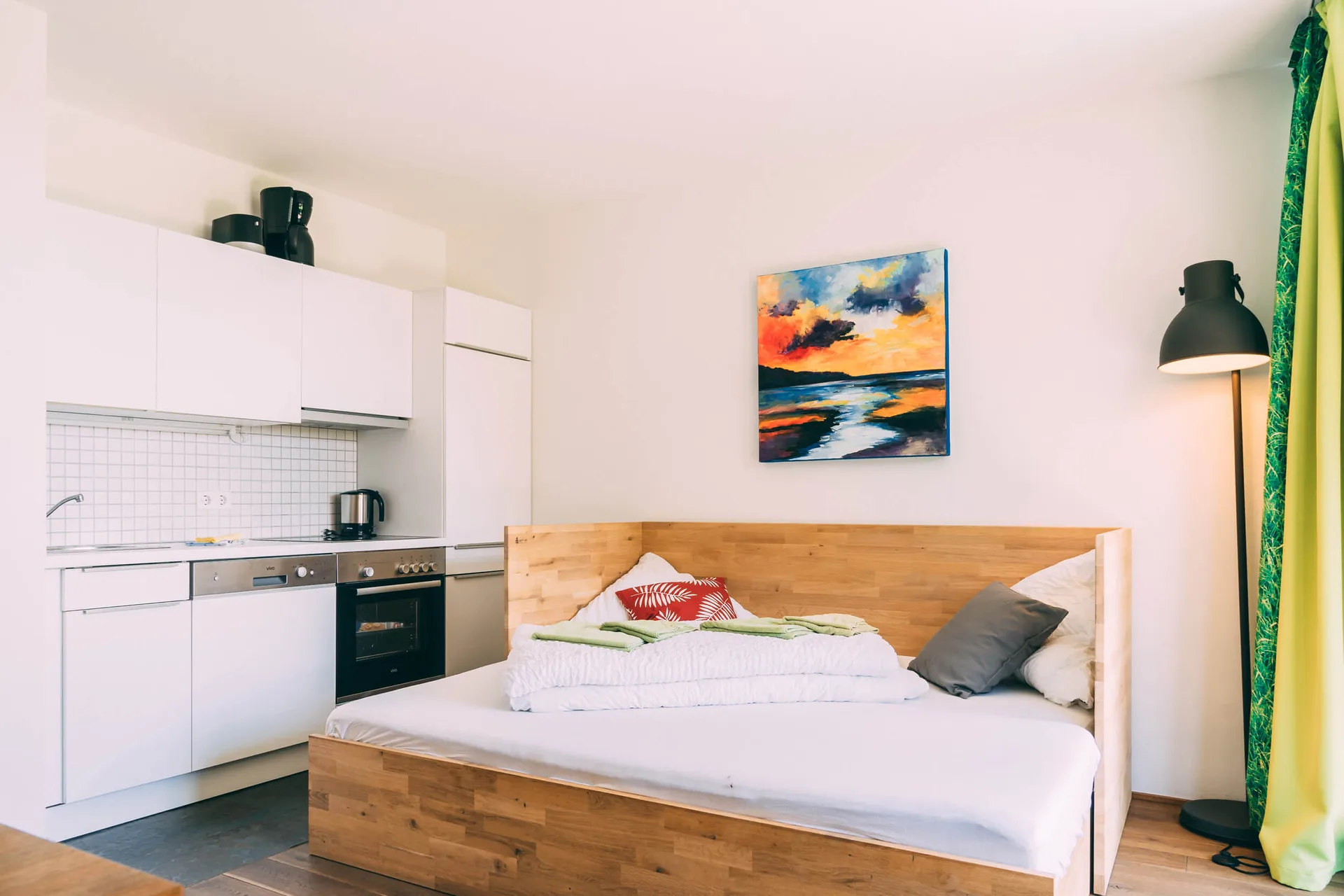 Vy: semesterlägenhet vid Bodensjön: Familien Suite Terrasse | Gut Hügle